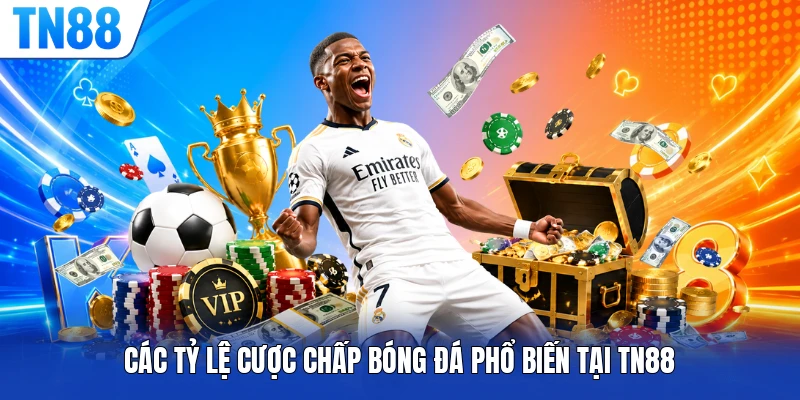 Các tỷ lệ cược chấp bóng đá phổ biến tại TN88