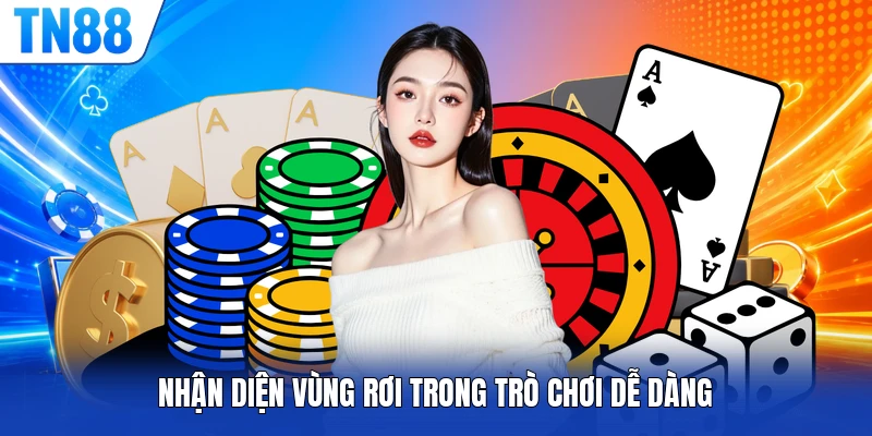 Nhận diện vùng rơi trong trò chơi dễ dàng