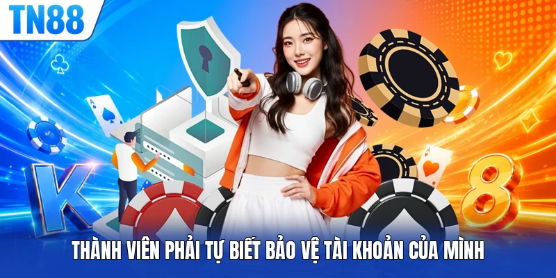 Thành viên phải tự biết bảo vệ tài khoản của mình